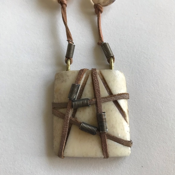 Mixed Media Artisan Necklace - Picture 3 of 5